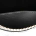 Coated Canvas CD Diamond Pouch Grey