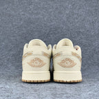Custom Air Jordan 1 Low Sable Weave 'Sail/Tan'