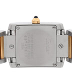 Stainless Steel 18K Yellow Gold 20mm Tank Francaise Quartz Watch