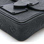 Taurillon Monogram Pico S Lock Ultra Black
