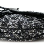 Tweed Saddle Bag Dark Blue