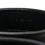 Calfskin CC Buckle High Boots 38 Black