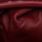 Nappa Maxi Intrecciato The Pouch Oversized Clutch Bordeaux