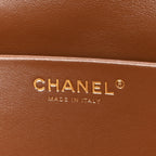 Suede Calfskin Souplissimo Maxi Flap Camel