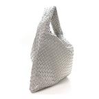Calfskin Intrecciato Large Hop Sterling