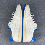 Fragment Design x Travis Scott x Air Jordan 1 Retro Low OG SP 'Sail Military Blue'