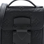 Taurillon Monogram Pico S Lock Ultra Black