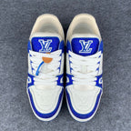 LV Trainer 'White Blue Crystals'