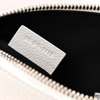 Grained Calfskin Mens Saddle Bag Latte