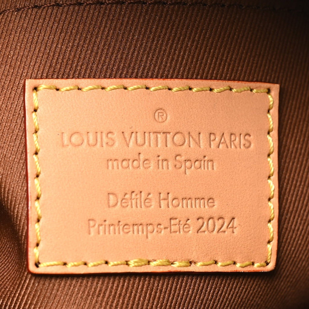 Damier Pop Chess Messenger Jaune Mat