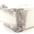 Niloticus Crocodile Himalaya Medium Lady Dior Latte