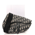 Oblique Mens Saddle Bag Blue