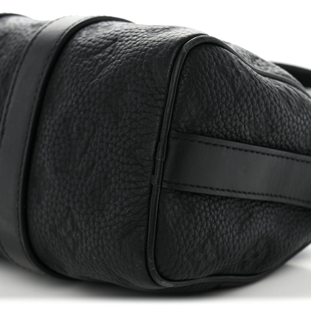 Monogram Taurillon Keepall Bandouliere 25 Black