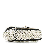 Lambskin Pearl On Flap Black