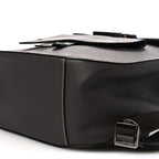 Grained Calfskin Maxi Gallop Sling Bag Grey