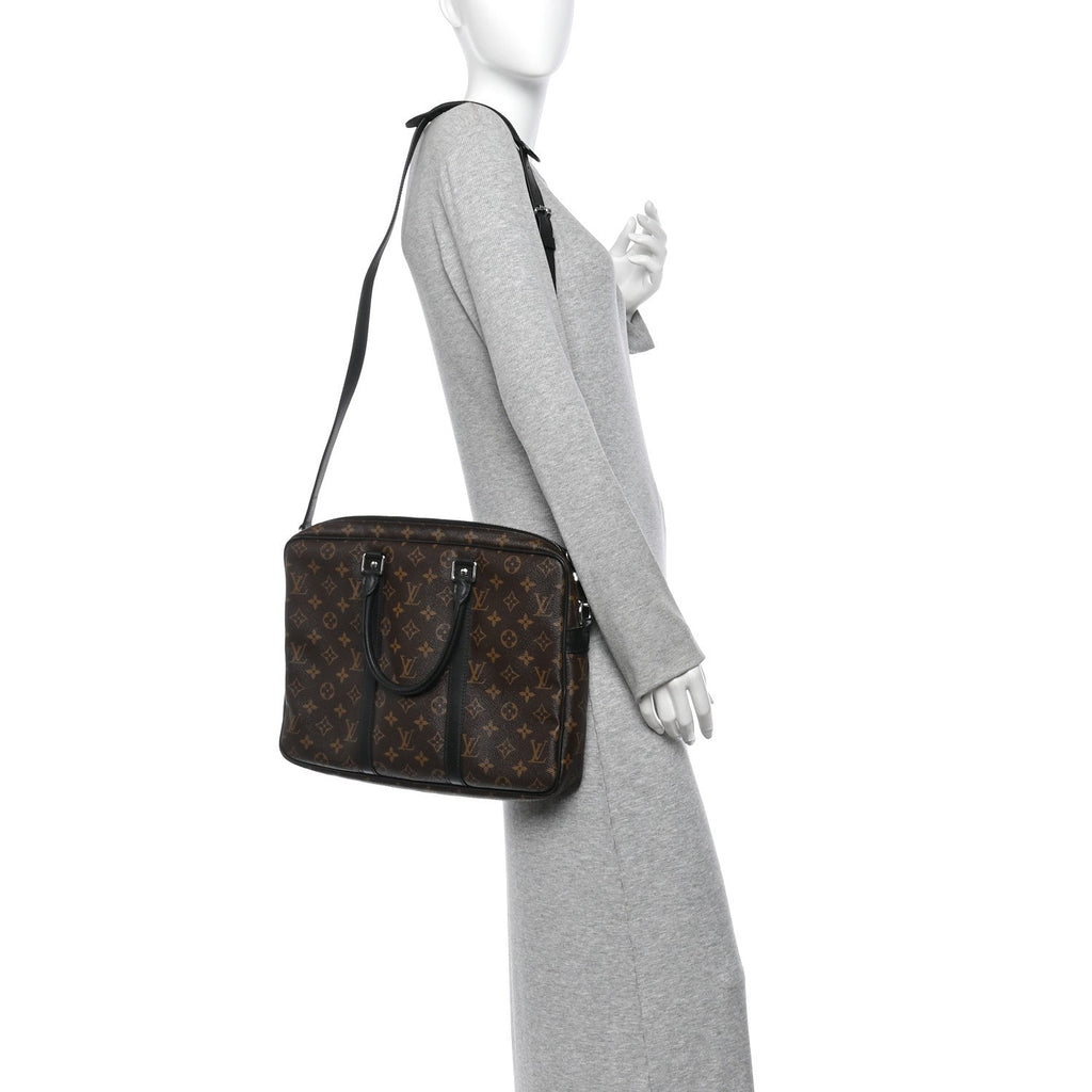 Monogram Macassar Porte-Documents Voyage PM