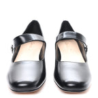 Brushed Calfskin Uniform 30mm Pumps 39 Black