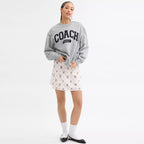 Coach Outlet Sporty Signature Boyfriend Crewneck Sweatshirt