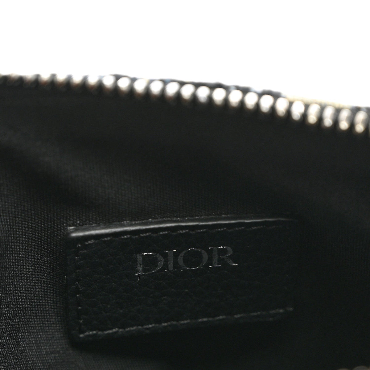 Oblique Jacquard Dior 8 Pouch With Strap Blue Black