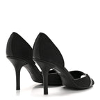 Canvas Monogram Sandals 37.5 Black