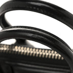 Shiny Lord Calfskin Mini Antigona Black
