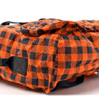 Nylon Damier Masai Adventure Practical Backpack Orange