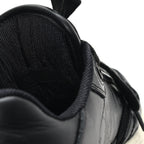 Smooth Calfskin Oblique Perforated Mens B27 Low Top Sneakers 39 Black Grey