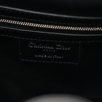 Crinkled Calfskin Macrocannage Medium D-Motion Bag Black