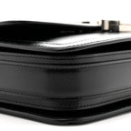 Box Calfskin Monogram Medium Solferino Satchel Black