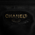 Suede CC Drawstring Backpack Black