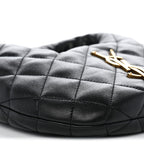 Lambskin Quilted Icarino Bag Black