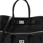 Smooth Calfskin Small Bel Air Carry All Bag Black