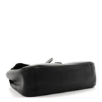 Grained Calfskin Small Souplissimo Maxi Flap Black