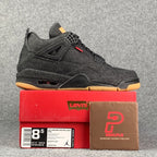 Levi's x Air Jordan 4 Retro 'Black Denim'