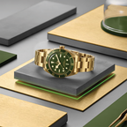 Black Bay 58 18K Yellow-Gold 39mm - Green on Bracelet