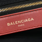 Baby Daim Suede Gold Metallic Edge Hardware City Bois De Rose Fonce