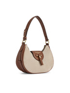 Windsor Shoulder Bag - Tan & Stone Leather
