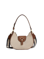 Windsor Shoulder Bag - Tan & Stone Leather
