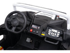 24V TREKCAR Rayder Ride-On Buggy - White