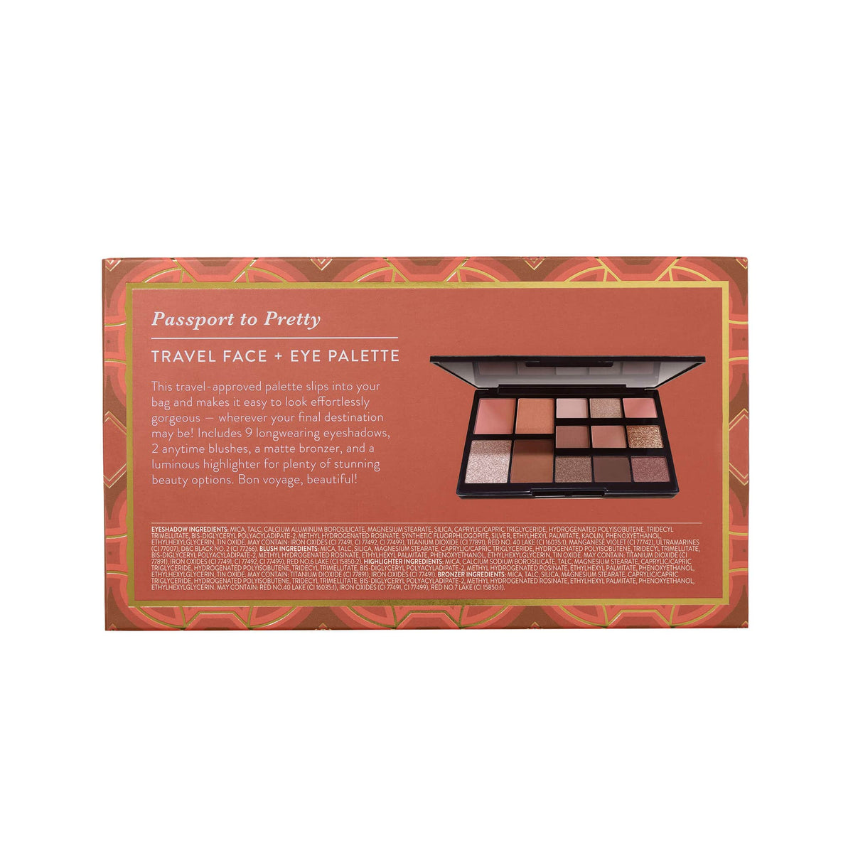 Passport to Pretty Travel Face + Eye Palette, The Wanderlust Collection