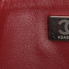 Grained Calfskin Small Souplissimo Maxi Flap Burgundy