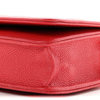 Caviar Quilted Boy Wallet On Chain WOC Red