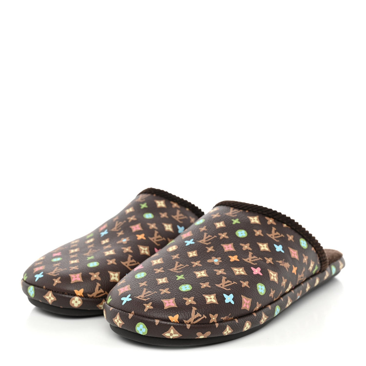 X TYLER THE CREATOR Monogram Craggy LV Palace Mens Slippers 9 Mocha