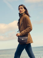 Blenheim Saddle Bag - Mahogany Leather