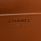 Suede Calfskin Souplissimo Maxi Flap Camel