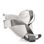 Grained Calfskin Mens Saddle Bag Latte