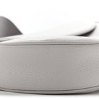 Grained Calfskin Mens Saddle Bag Latte