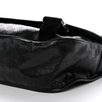 Imprime Monogram Medium Double Buckle Flap Messenger Bag Black