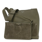 LV Touch Calfskin Reversible Verso Hobo H38  Khaki Green