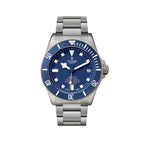 Pelagos Titanium 42mm - Blue, Ceramic Bezel on Bracelet w/ Extra Rubber Strap